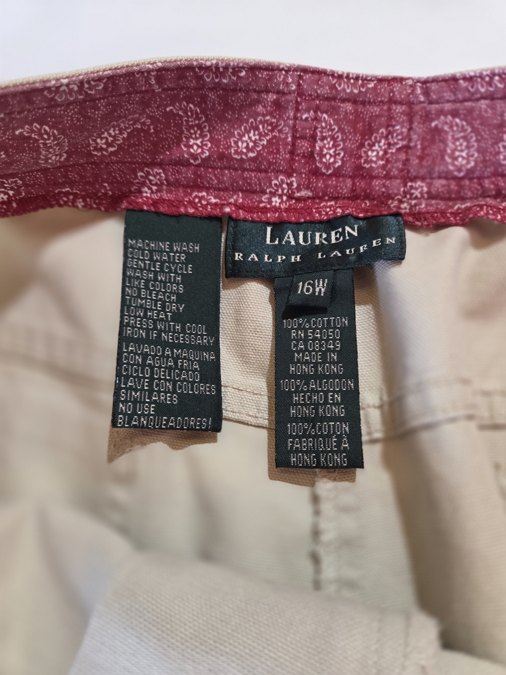Lauren Ralph Lauren Light Cream Utility Bermuda Shorts - Picture 6 of 13